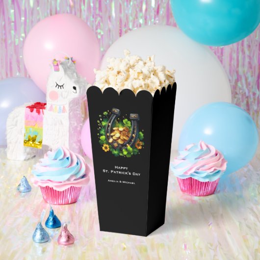 ラッキーホースシューと金ゴールドコイン聖パトリックの日 フェイバーボックス (パーティー)