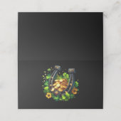 ラッキーホースシューと金ゴールドコイン聖パトリックの日 プレイスカード (外部開封)