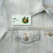 ラッキーホースシューズ金ゴールドコインとクローバー 名札 (インサイチュ)