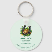 ラッキーホースシューズ&金ゴールドコイン事業 キーホルダー (裏面)