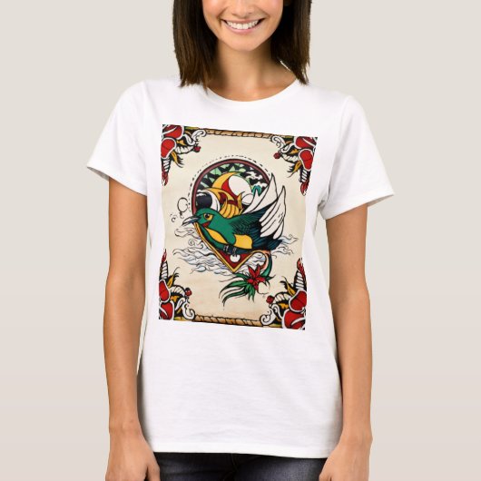 ラッキーホースシュー入れ Tシャツ (正面)