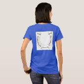 ラッキーホースシュー戦車 Tシャツ (裏面フル)