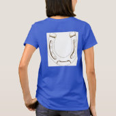 ラッキーホースシュー戦車 Tシャツ (裏面)