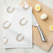 ラッキーホースシュー キッチンタオル (四つ折り)