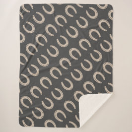 ラッキーホースシュー シェルパブランケット