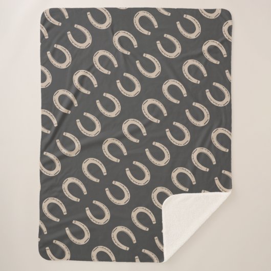 ラッキーホースシュー シェルパブランケット (正面)