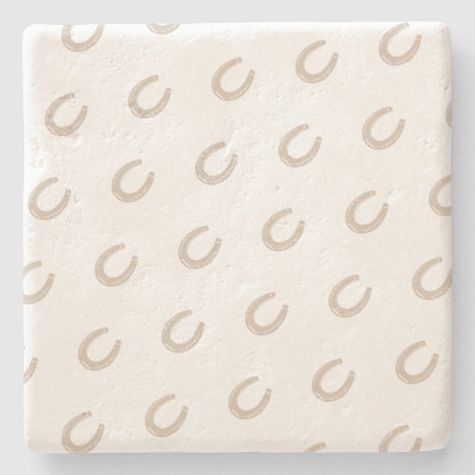 ラッキーホースシュー ストーンコースター (正面)