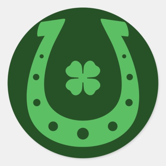 ラッキーホースシュー ラウンドシール (正面)