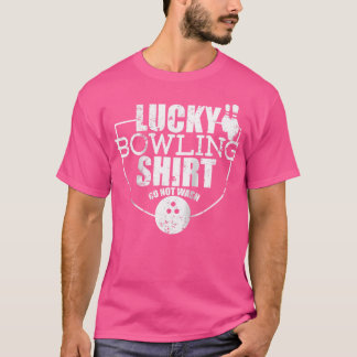 ラッキーボーリングを洗わないおもしろい引用文のボウリングをする人、 クリケットの投手 Tシャツ