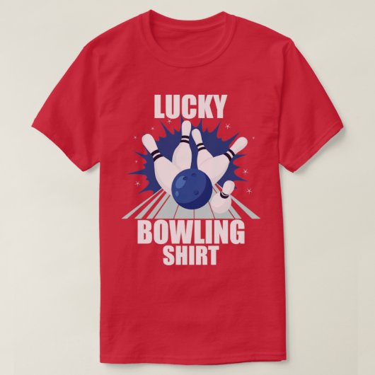ラッキーボーリング Tシャツ (デザイン正面)