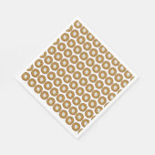 ラッキーポテトパンケーキハヌッカユダヤ系ホリデーフード スタンダードランチョンナプキン (角)