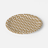 ラッキーポテトパンケーキハヌッカユダヤ系ホリデーフード ペーパープレート (アングル)