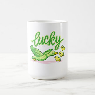 ラッキーモチーフのグリーン・クローバー可愛い聖パトリック・マグカップ コーヒーマグカップ