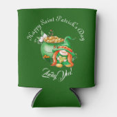 ラッキーユー格言サンパトリックの日ポット金ゴールド 缶クーラー (正面)