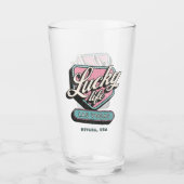 ラッキーライフラスベガスネバダ タンブラーグラス (正面)
