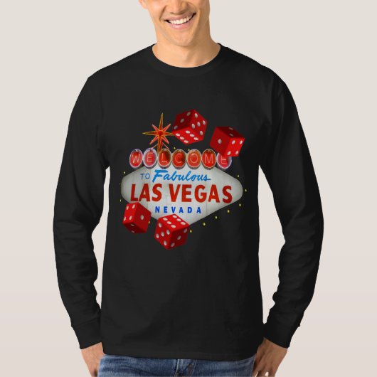 ラッキーラスベガス長袖Tシャツ Tシャツ (正面)