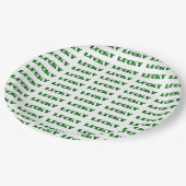 ラッキーラッキー紙プレート ペーパープレート (アングル)