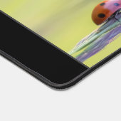 ラッキーラディバグやる気を起こさせる引用文前向きマインド デスクマット (コーナー)