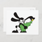 ラッキーラビットクリスマスツリー シーズンポストカード (正面/裏面)