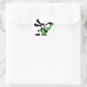 ラッキーラビットクリスマスツリー スクエアシール (バッグ)