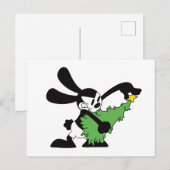 ラッキーラビットクリスマスツリー ポストカード (正面/裏面)