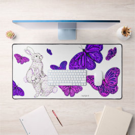 ラッキーラビット デスクマット