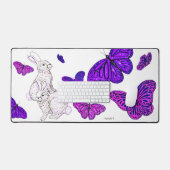 ラッキーラビット デスクマット (キーボード&マウス)