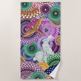 ラッキーラビット ビーチタオル