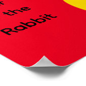 ラッキーラビット#4ポスター ポスター (角)