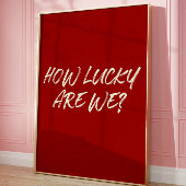 ラッキーラブエステティックロマンティックブラシスクリプト引用文 ポスター