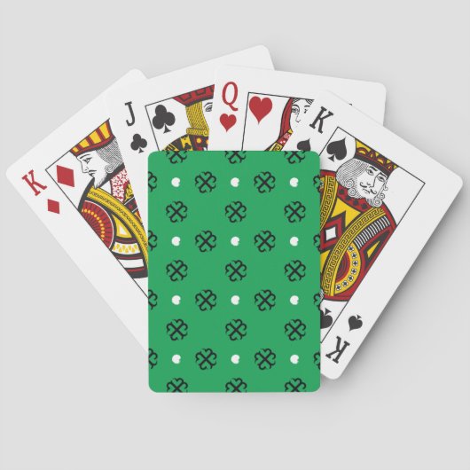 ラッキーラブシャムロックカード トランプ (裏面)