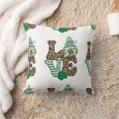 ラッキーラブ格言セントパトリックの日 クッション (ブランケット)
