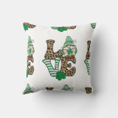 ラッキーラブ格言セントパトリックの日 クッション (裏面)