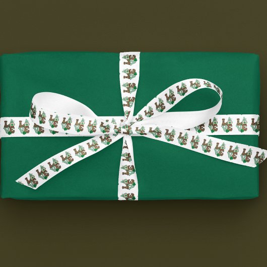 ラッキーラブ格言セントパトリックの日 サテンリボン