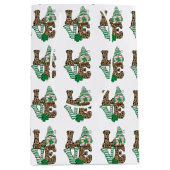 ラッキーラブ格言セントパトリックの日 ミディアムペーパーバッグ (正面)