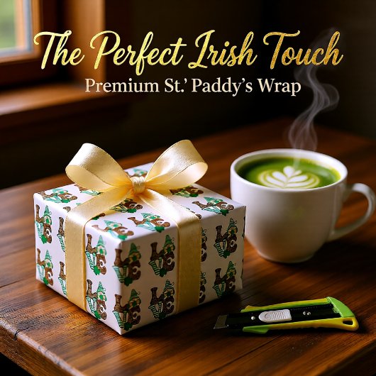 ラッキーラブ格言セントパトリックの日 薄葉紙