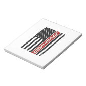 ラッキーランド 縦型 愛国フラグ ヴィンテージ ノートパッド (回転)