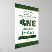 ラッキーリトルシャームロック1stバースデーウェルカム実在 箔ポスター (レイダウン)