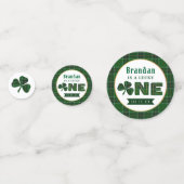 ラッキーリトルシャームロック1st誕生日パーティー写真 コンフェッティ (正面)