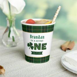 ラッキーリトルシャームロック1st誕生日パーティー 紙コップ