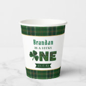 ラッキーリトルシャームロック1st誕生日パーティー 紙コップ (裏面)