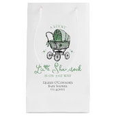 ラッキーリトルシャームロックSt patricksベビーシャワー スモールペーパーバッグ (正面)