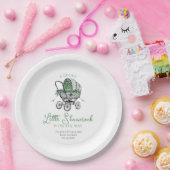 ラッキーリトルシャームロックSt patricksベビーシャワー ペーパープレート (パーティー)