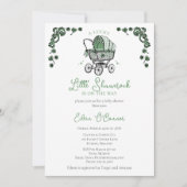 ラッキーリトルシャームロックSt patricksベビーシャワー 招待状 (正面)