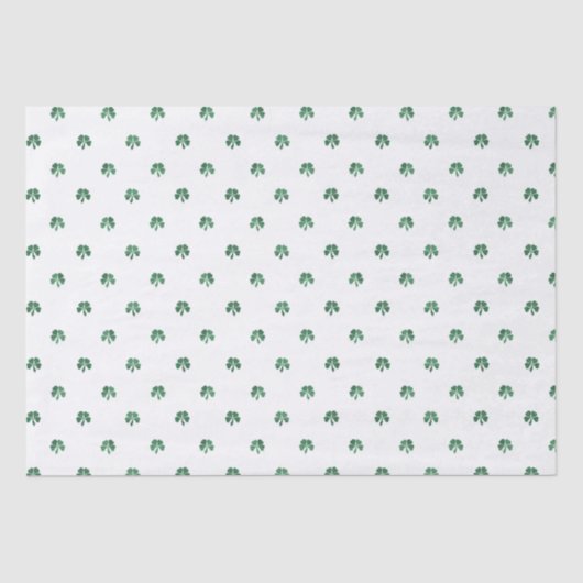 ラッキーリトルフォーリーフクローバーSaint patricks day 薄葉紙 (正面)