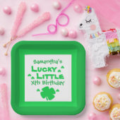 ラッキーリトル誕生日紙プレート ペーパープレート (パーティー)