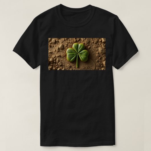 ラッキーリーフクローバー Tシャツ (デザイン正面)