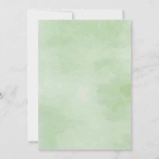 ラッキーレインボーユニコーンサンフラワー2nd誕生日 招待状 (裏面)