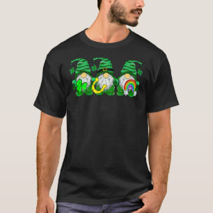 ラッキーレインボー格言ハッピーセントパトリックのデイキッズウォー Tシャツ