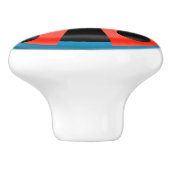 ラッキーレディバグ引き出し/キャビネットノブ – SRF セラミックノブ (側面)